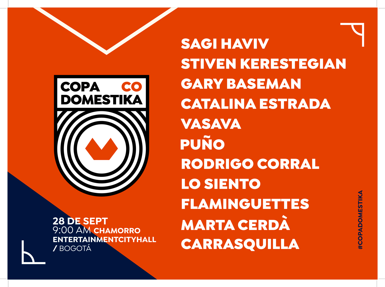 Once diseñadores de prestigio internacional se reunirán, el próximo 28 de septiembre, en el Chamorro Entertainment City Hall de Bogotá, para un día de conferencias dirigidas a toda la comunidad creativa. Los asistentes podrán disfrutar de charlas sobre diseño gráfico y editorial, branding, ilustración, lettering y dirección de arte. Si busca recomendaciones, vaya a la presentación de la colombiana Catalina Estrada, quien reinterpreta el folclore con una fuerza innata, o a la de las mexicanas Flaminguettes, que tienen un interesante trabajo de animación.