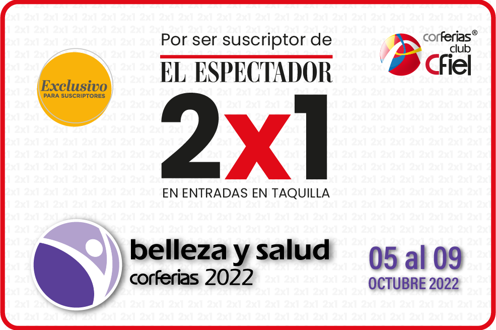 Entradas 2×1 para asistir a la feria belleza y salud 2022 en Corferias