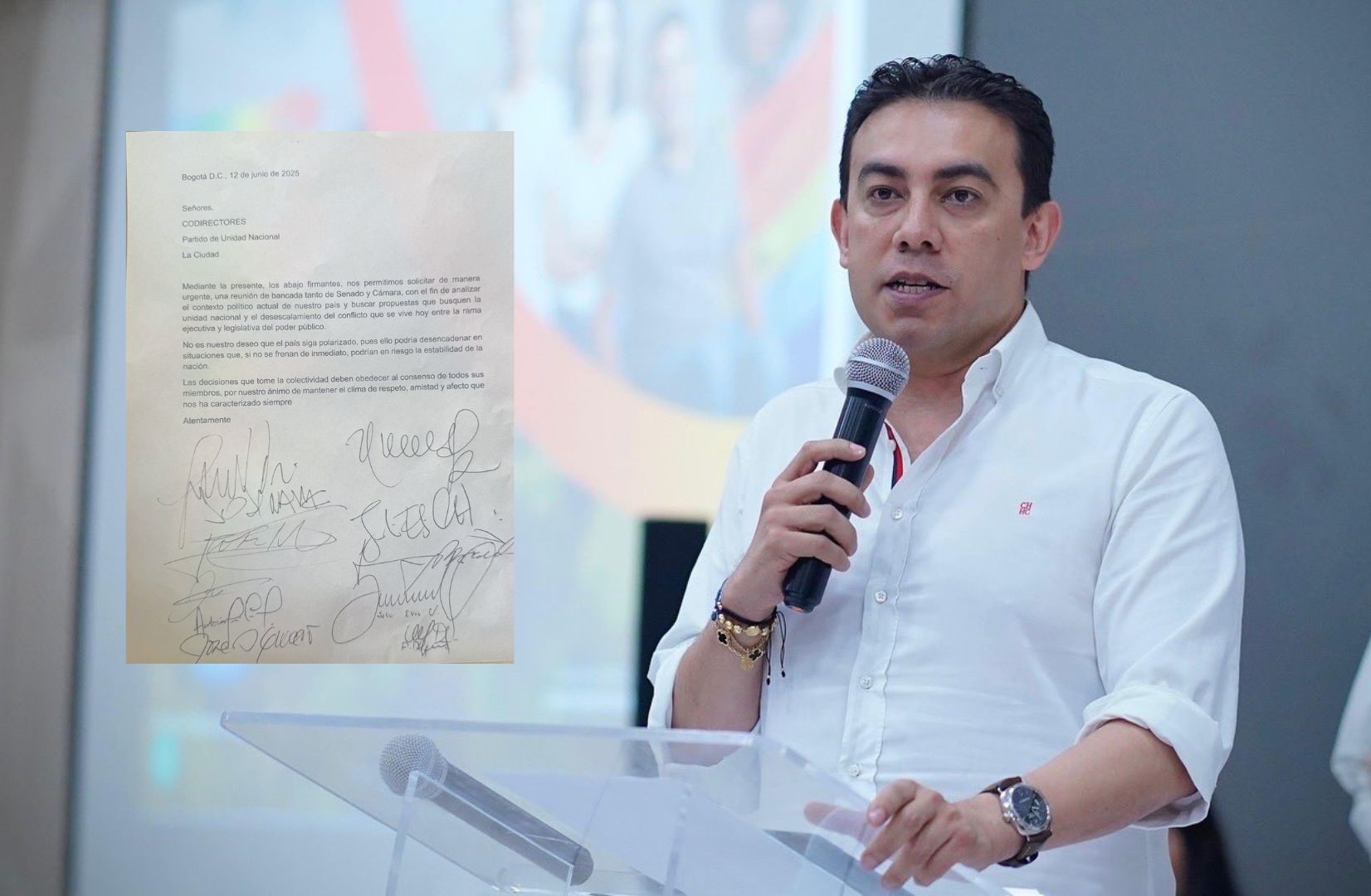 Piden reunión “urgente” en Partido de la U por molestia con decisiones de Alexander Vega