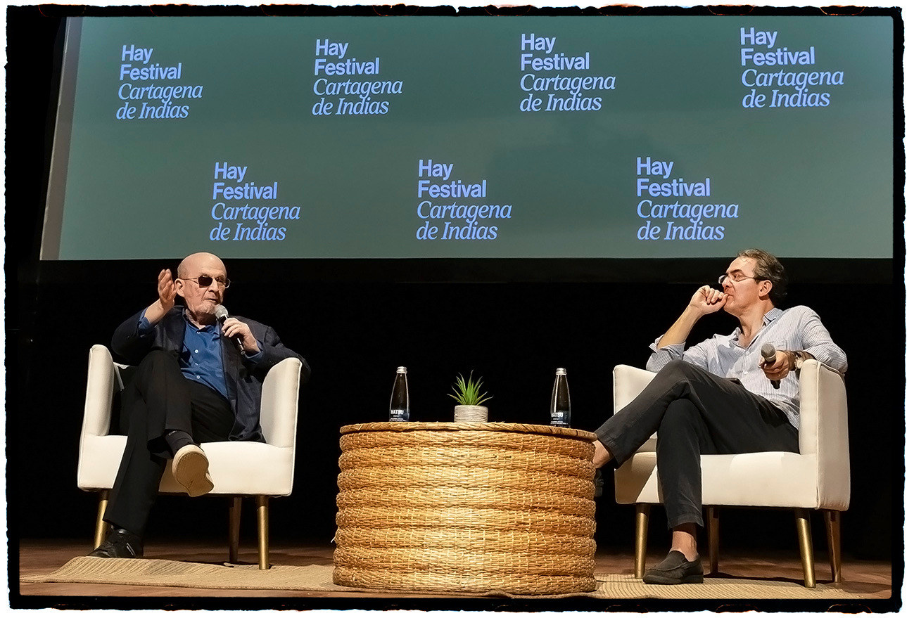 Sobre el anfitrión de Salman Rushdie al Hay Festival de Cartagena