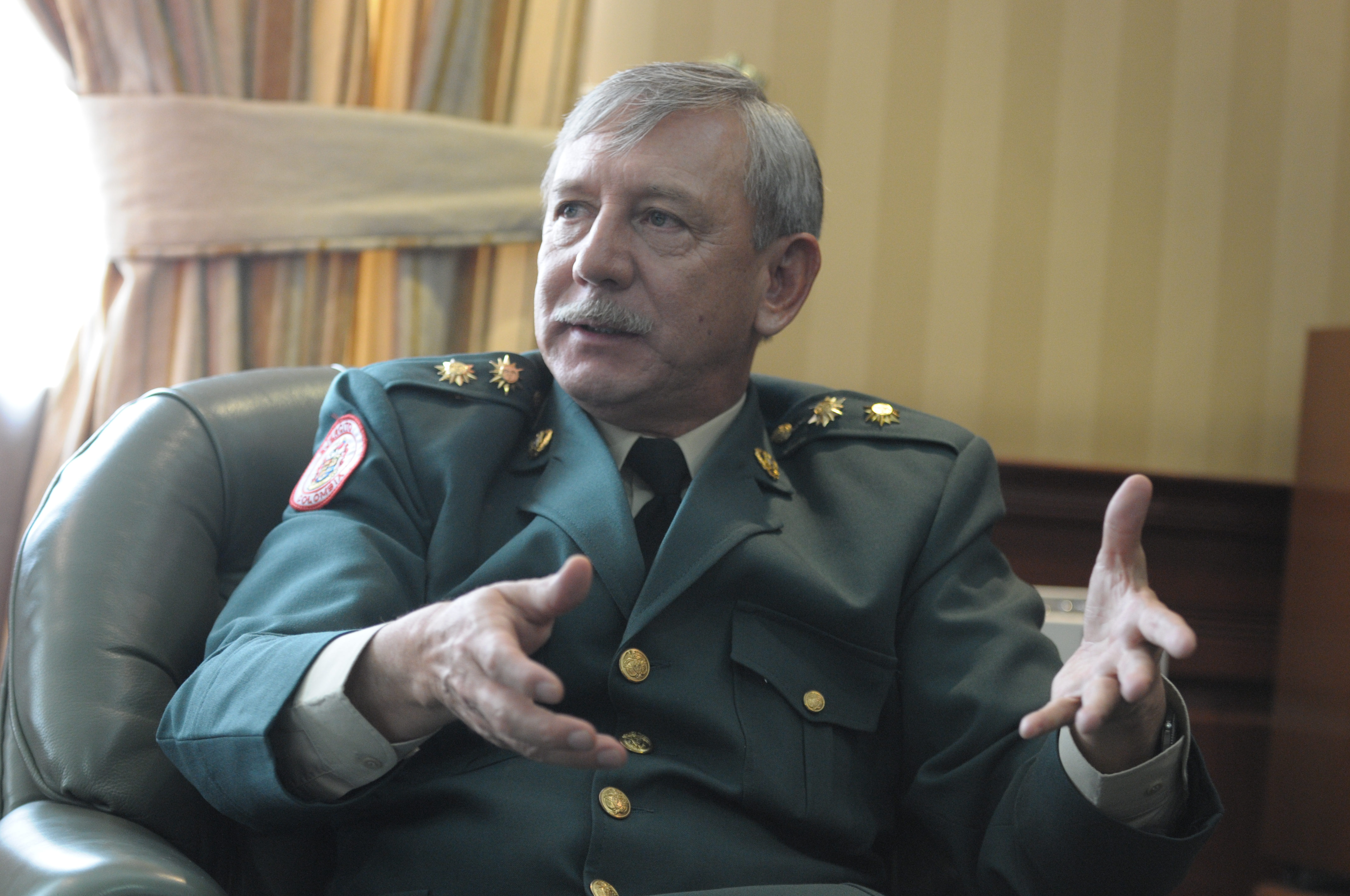 El general (r) Óscar Enrique González.