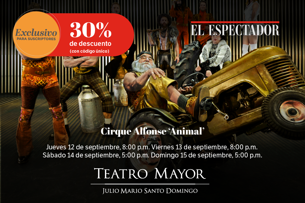 Cirque Alfonse presenta ‘Animal’ en el Teatro Mayor Julio Mario Santo Domingo