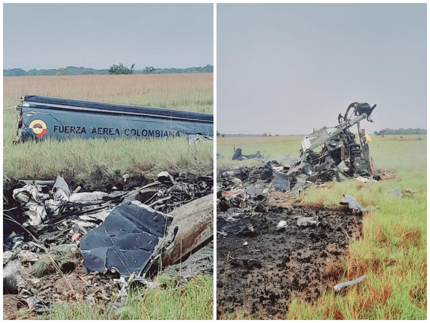 Ocho muertos dejó accidente de helicóptero de la Fuerza Aérea en Cumaribo, Vichada