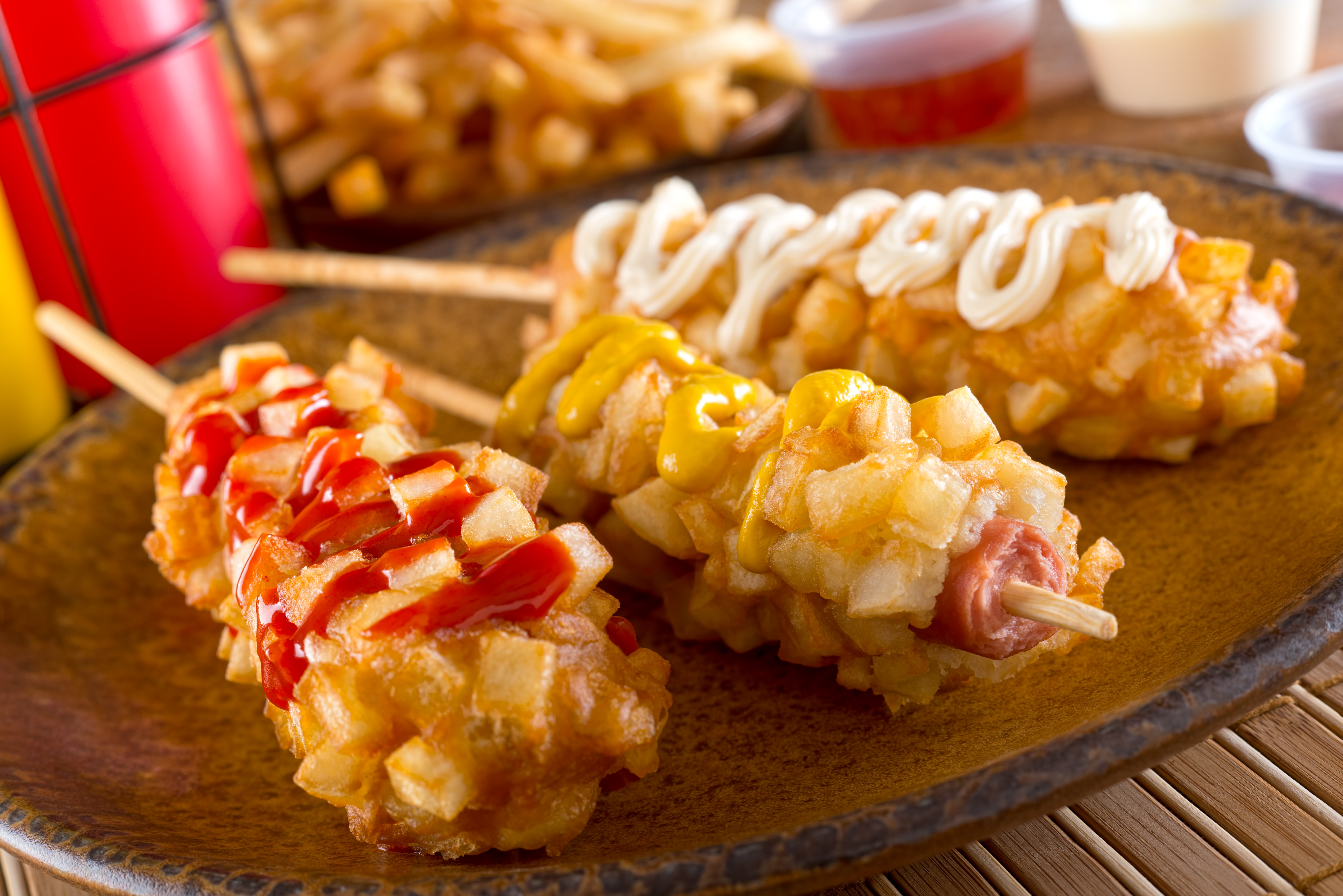 “Corn dogs” coreanos: paso a paso para preparar esta receta