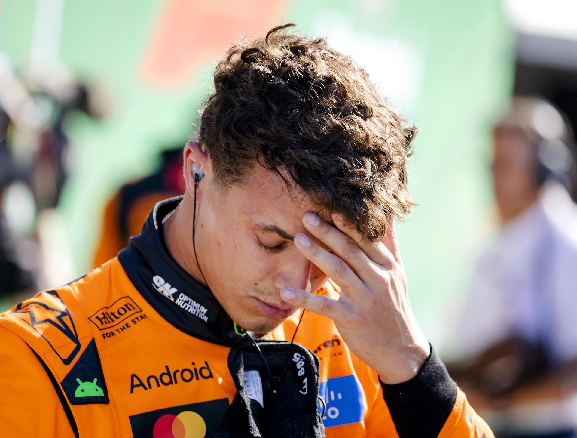 Zandvoort (Netherlands), 30/08/2025.- McLaren driver Lando Norris of Britain after the qualifying for the Formula One Dutch Grand Prix at the Zandvoort Circuit, Netherlands, 30 August 2025. The Dutch Formula One Grand Prix will be held at the Zandvort race track on 31 August 2025. (Fórmula Uno, Países Bajos; Holanda, Reino Unido) EFE/EPA/SEM VAN DER WAL