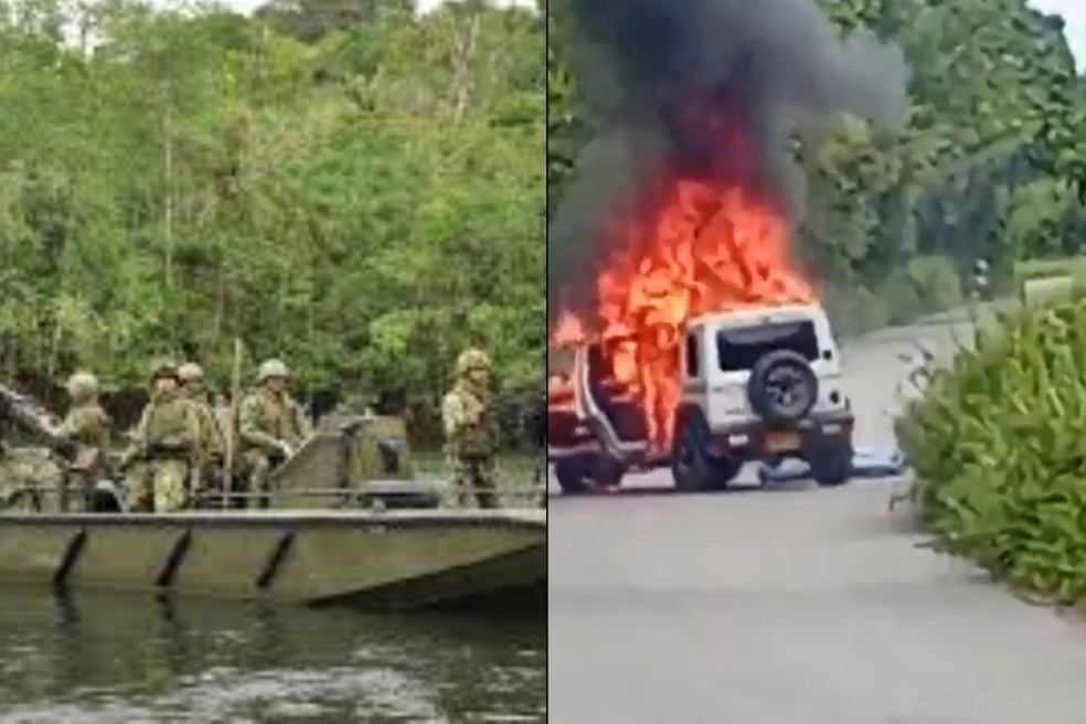 Continúa ola violenta: tres militares heridos en Buenaventura y civil asesinado en Corinto