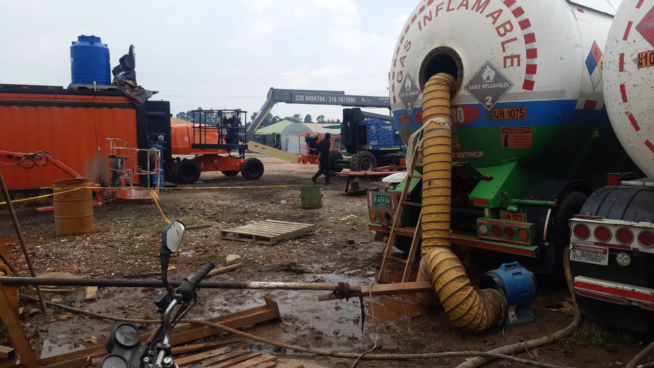 Explosión de carrotanque deja un muerto en Tenjo, Cundinamarca