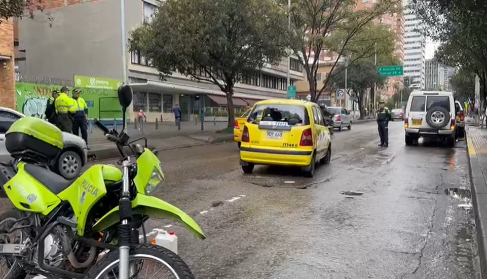 Atraco a mano armada en Teusaquillo terminó en tiroteo y con un capturado