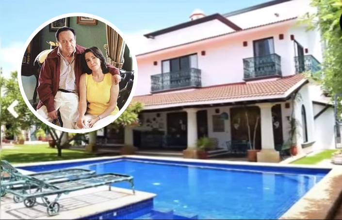 Villa Florinda: la lujosa mansión que Chespirito le heredó a Florinda Meza
