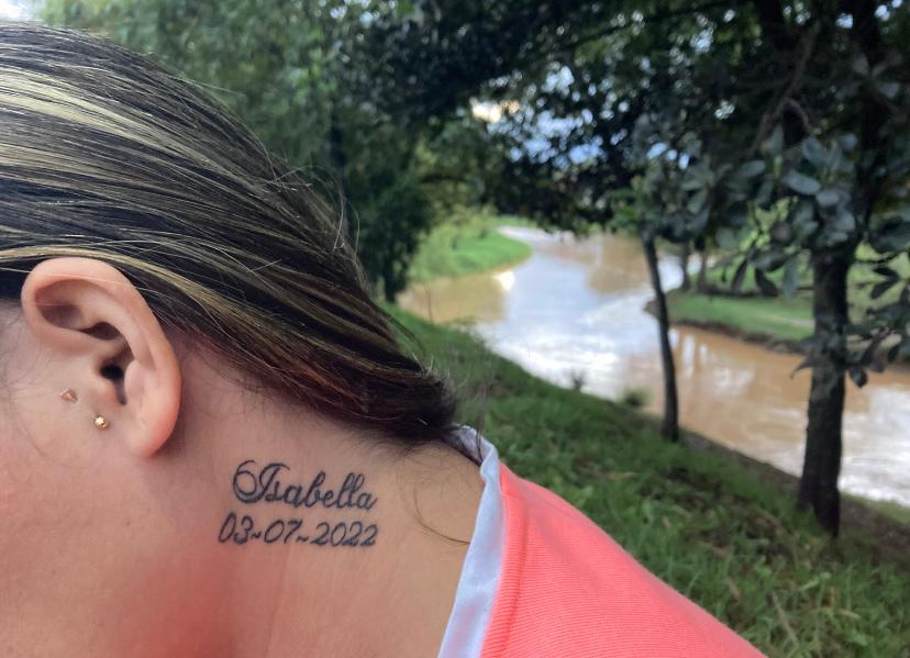 BBB muestra su tatuaje póstumo junto al lugar donde desapareció Isabella.