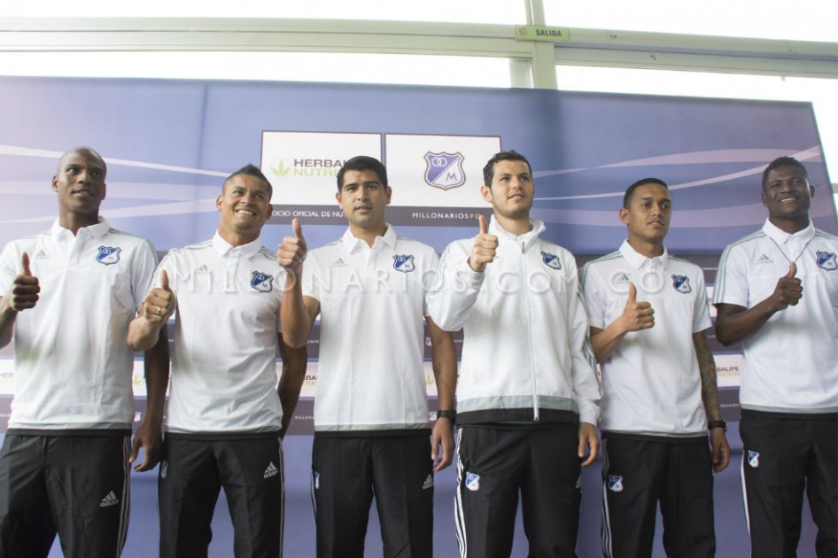 Millonarios presentó en sociedad a sus seis refuerzos de cara a la Liga Águila-II