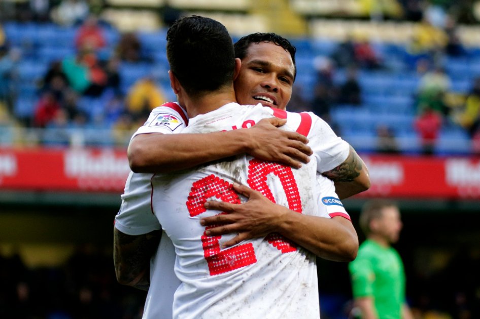 Sevilla derrotó a Villarreal 2-0 y se consolida en puestos de copas europeas