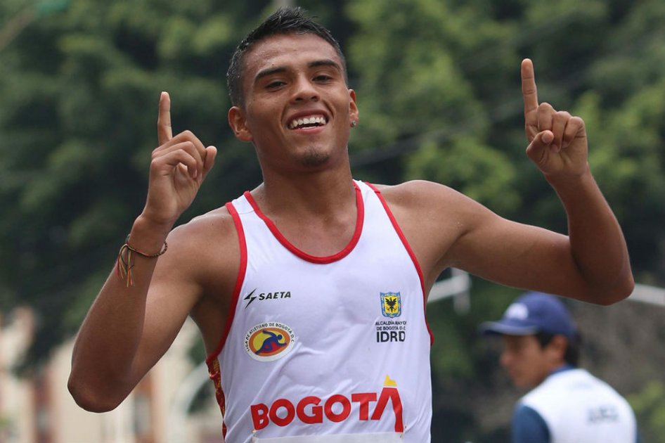 Iván Gabriel Garrido ganador de los 20 km marcha. Foto: Juegos Nacionales