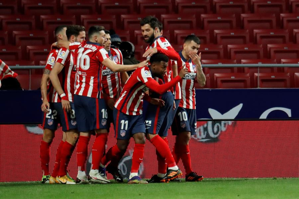 Atlético de Madrid venció al Valladolid por 2-0.