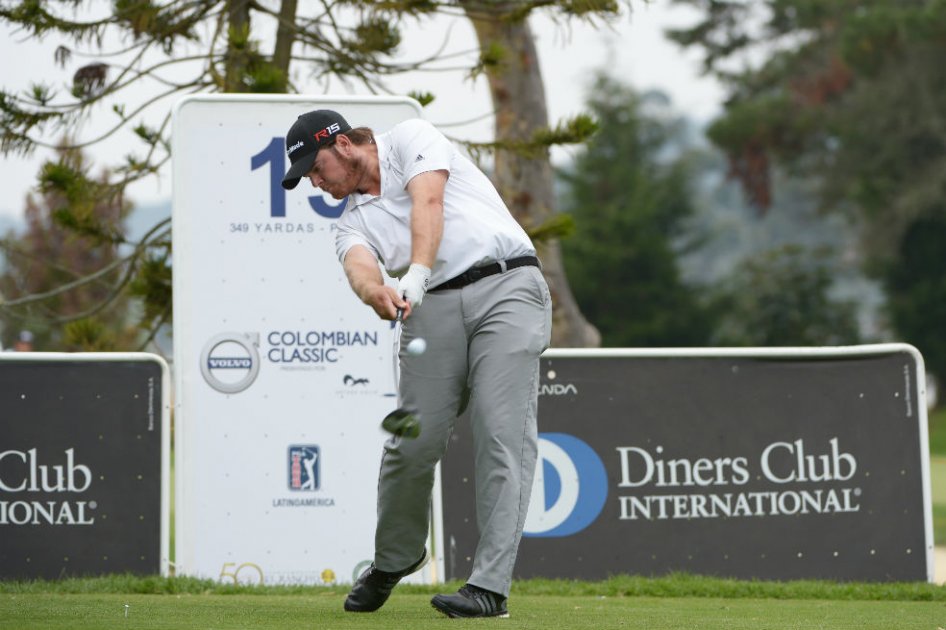 Harry Higgs, uno de los tres líderes del Colombian Open tras la primera ronda. Foto: Enrique Berardi/PGA TOUR