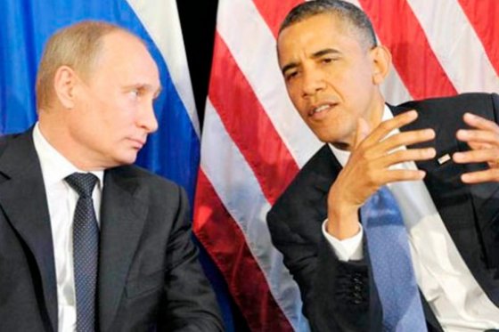 Vladímir Putin junto a Barack Obama./ AFP