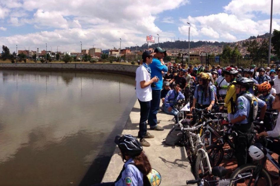 Una «Bicicaravana» en defensa de los humedales y la Van der Hammen