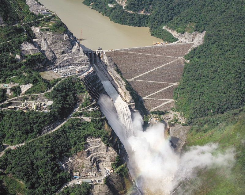 El estado de los niveles de los embalses para la producción de energía en Colombia