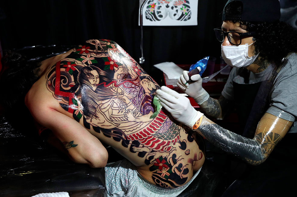 Imágenes de la Convención Internacional de Tatuadores de Bogotá 2017