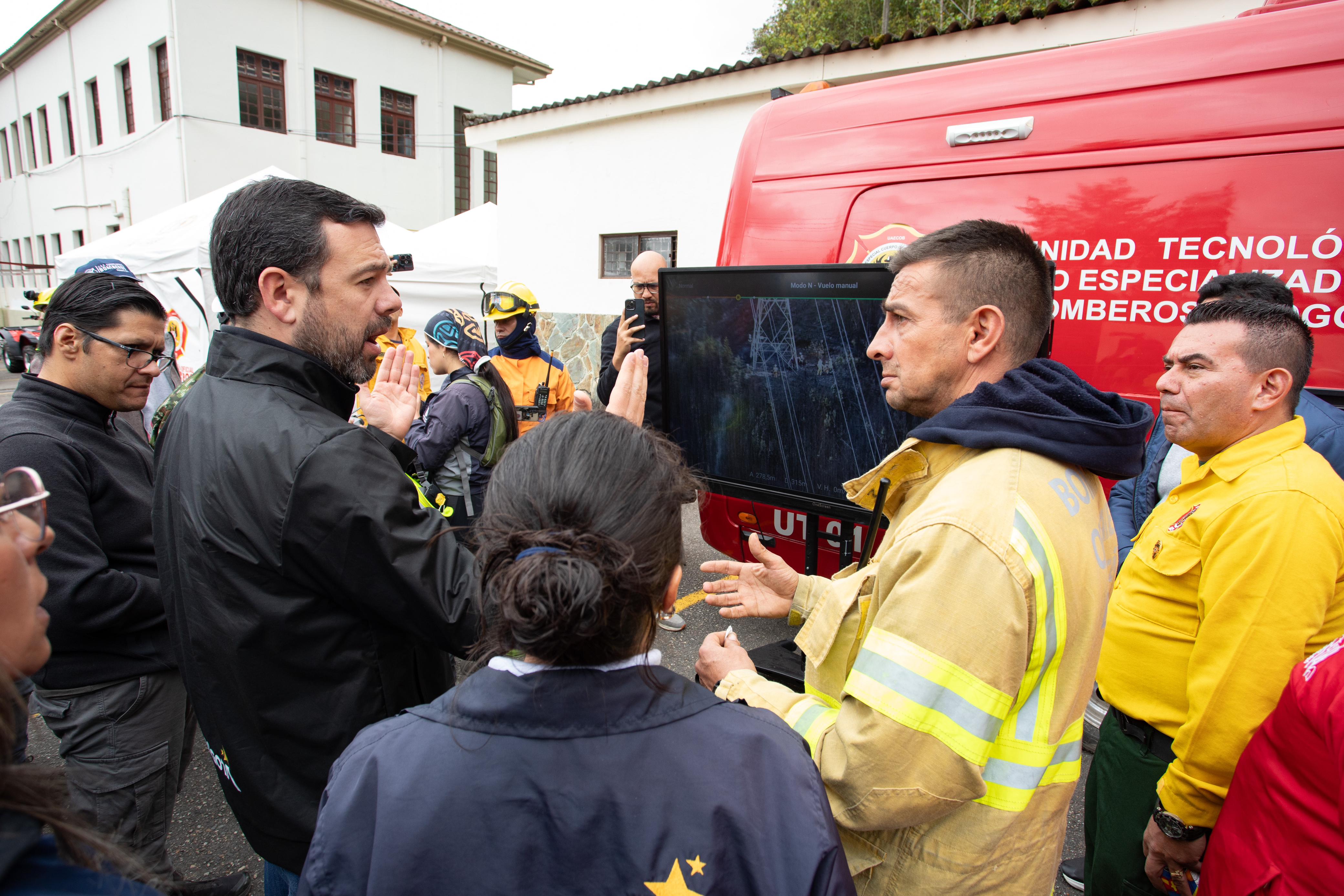 Incendio forestar cerros orientales enero 2025
