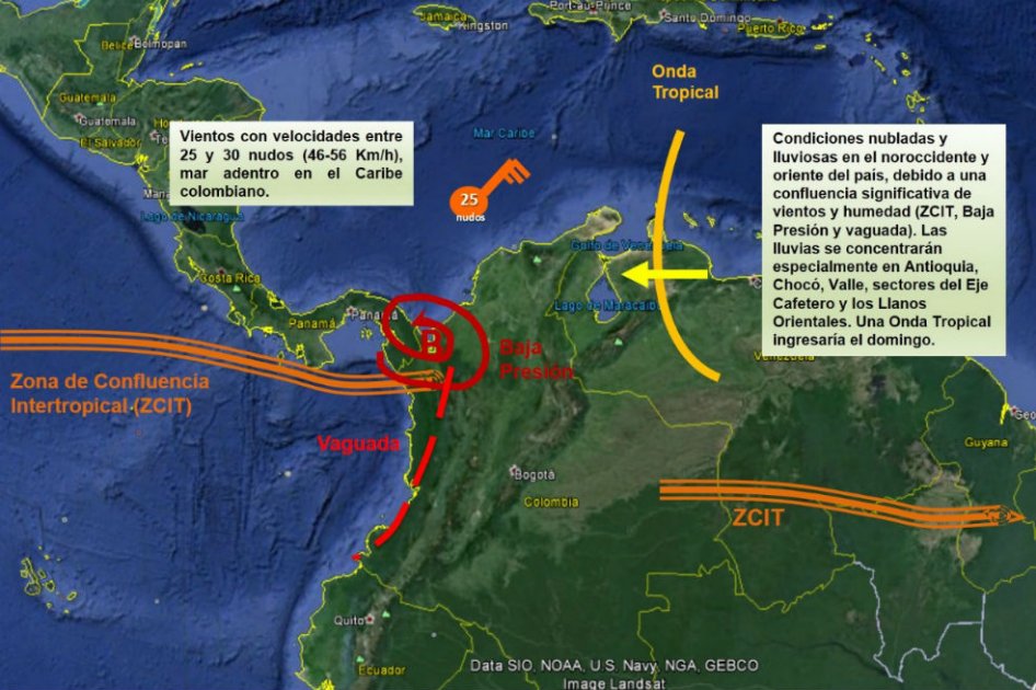 Pronóstico del clima para este fin de semana