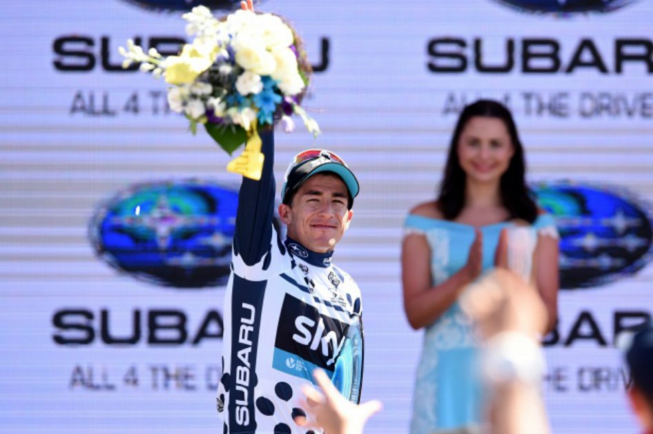 Sergio Luis Henao, campeón de la montaña en el Tour Down Under