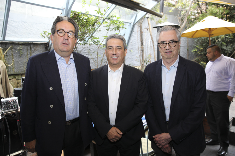 Juan Mesa, Fernando Jaramillo y Ricardo Alarcón
