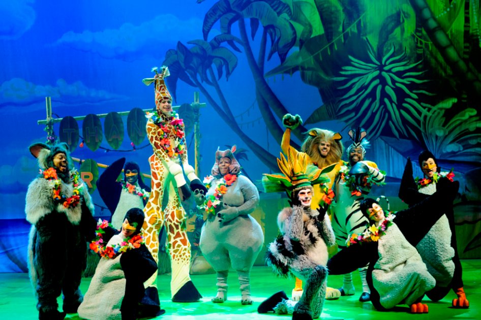 Musical «Madagascar» se podrá disfrutar en Colombia
