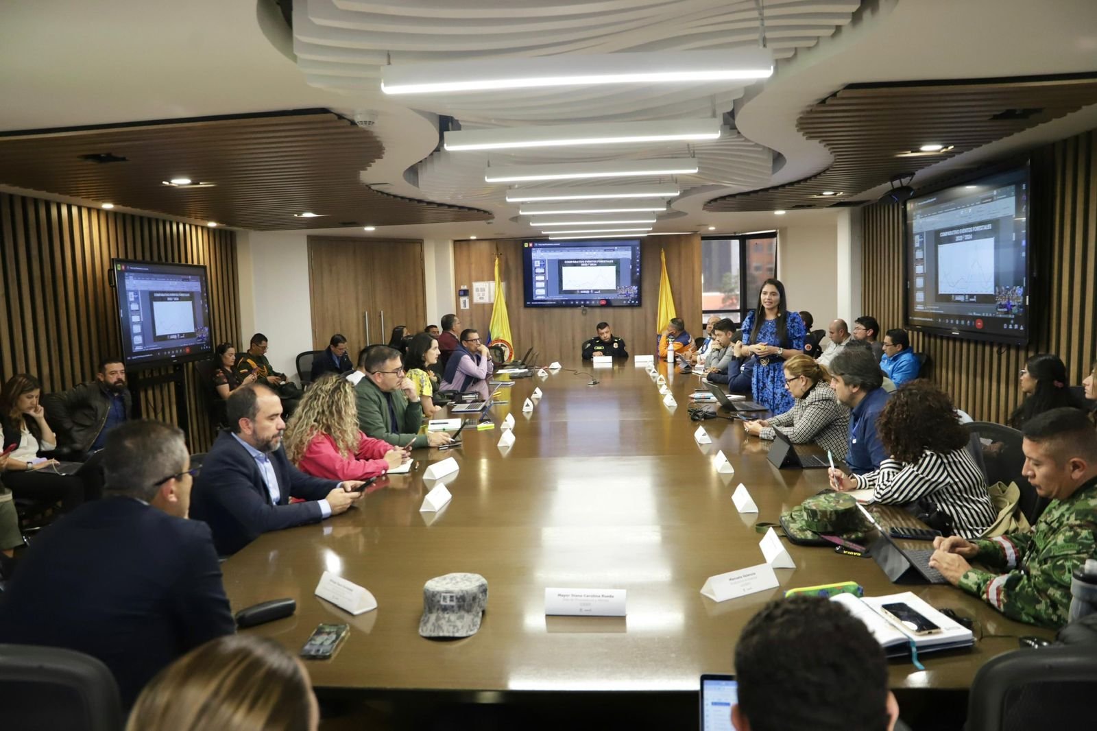 Se da la primera conversación de gestión de riesgo por incendios en Bogotá