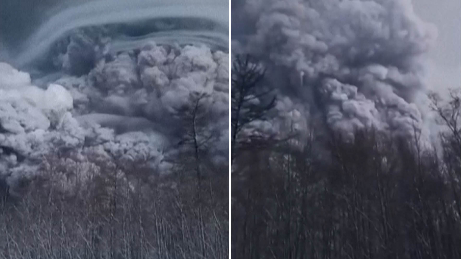 El volcán Shiveluch, en Rusia, entró en erupción