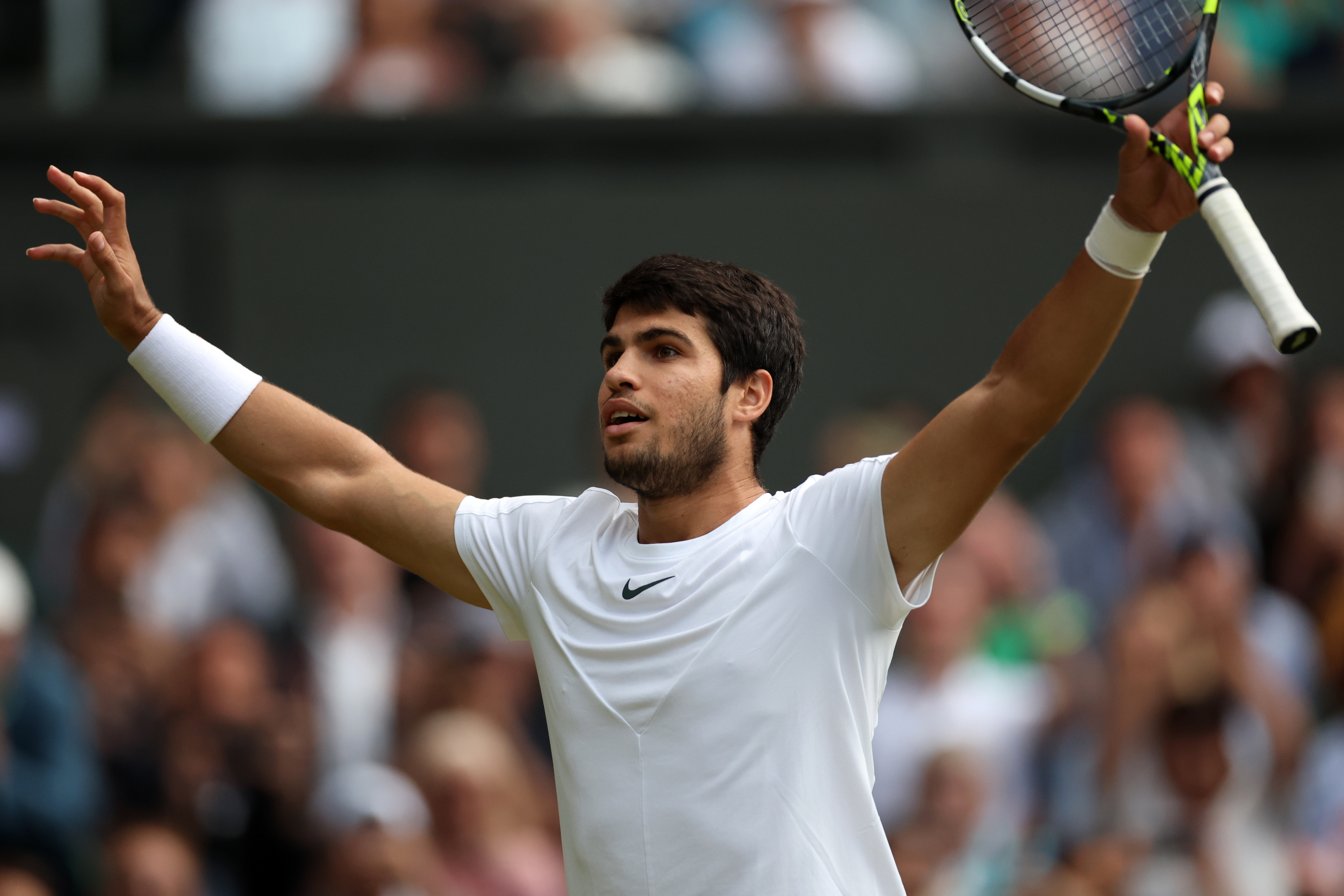 Carlos Alcaraz eliminó a Holger Rune y se metió en las semifinales de Wimbledon
