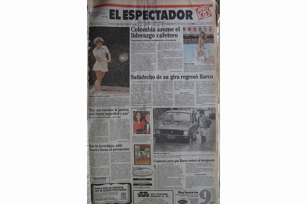 Estas eran las noticias del 3 de octubre de 1986