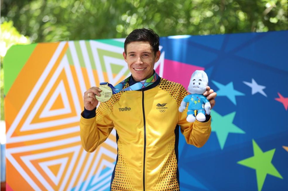 “Supermán” López ganó el oro en la contrarreloj de los Juegos Centroamericanos