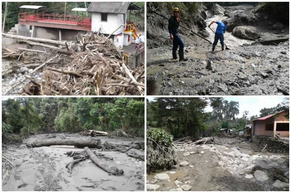 Avalancha del río Nima en Palmira, Valle