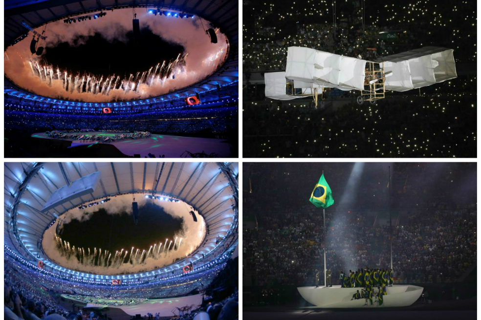 En imágenes, la ceremonia de inauguración de Río 2016