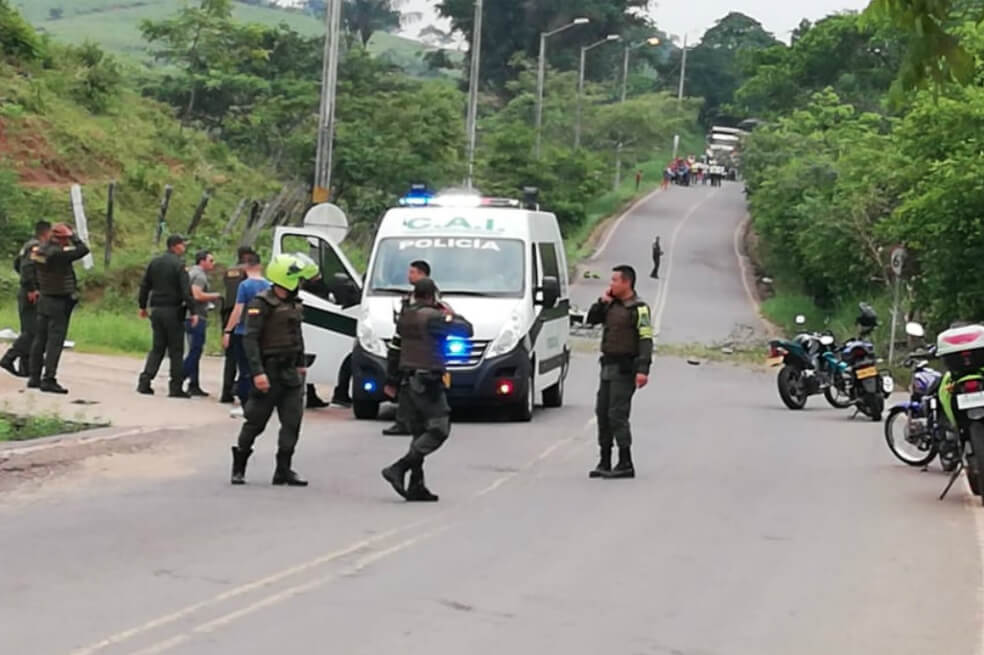 Atentado contra patrulla de Policía en San Vicente del Caguán