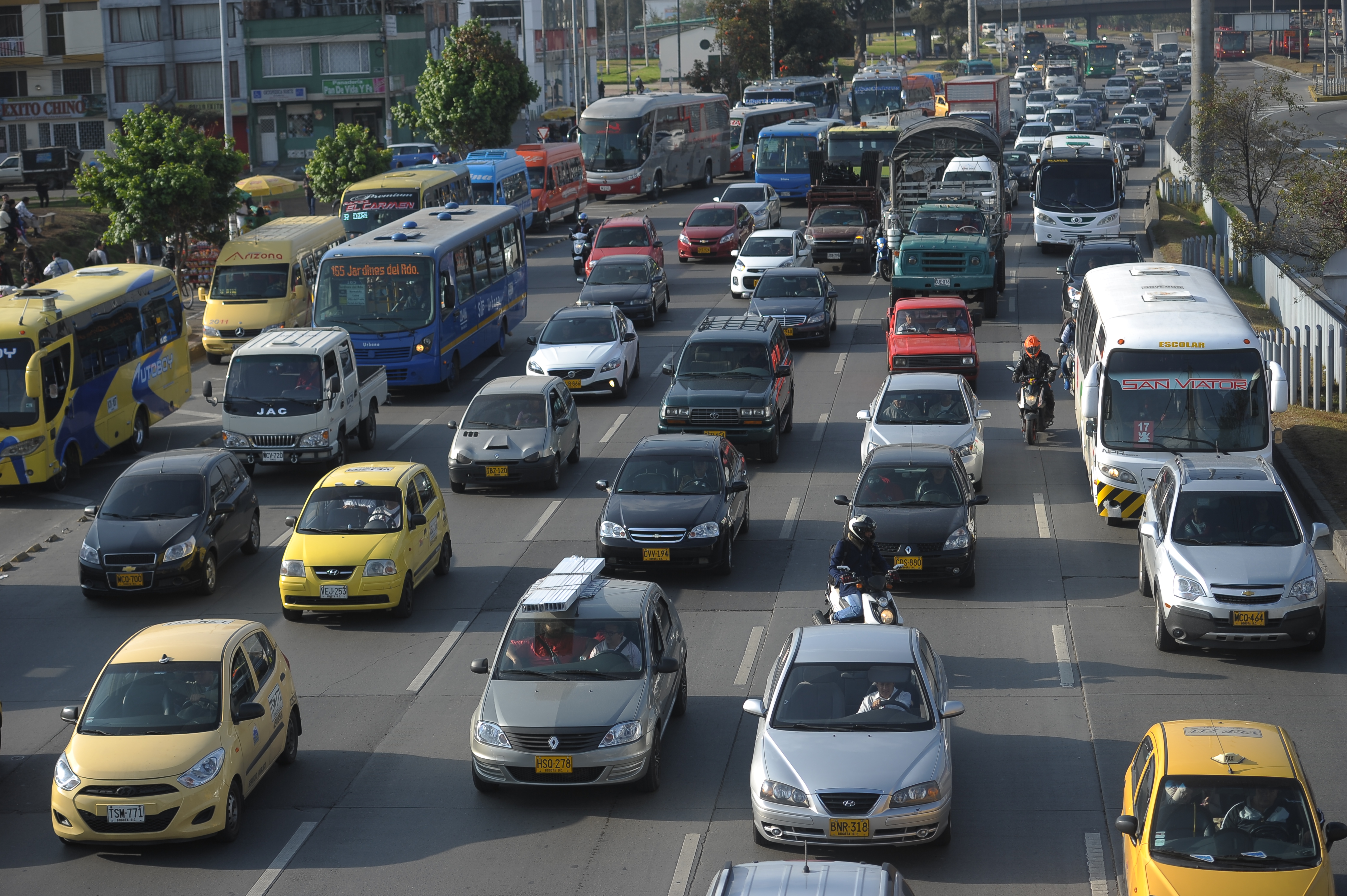 Movilidad hoy: fuerte congestión en Av. Caracas por siniestro en Las Flores