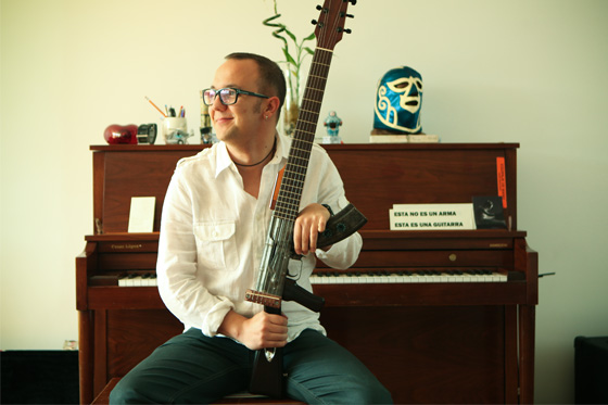 César López, armado para la música