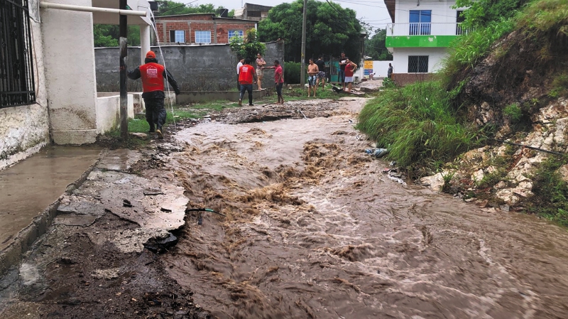 Medio país inundado y las lluvias apenas empiezan