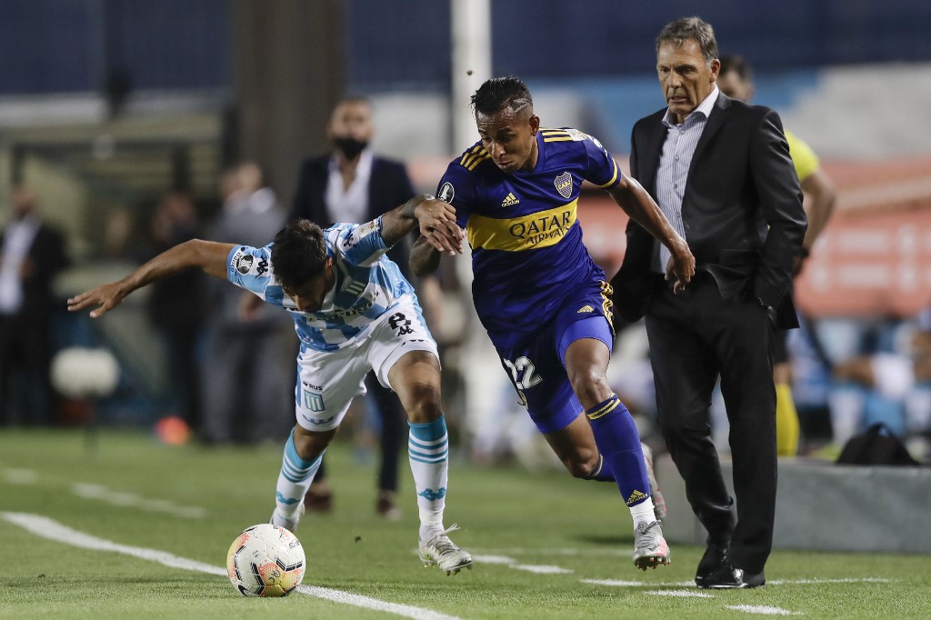 Con cuatro colombianos, Boca cayó ante Racing en la Libertadores