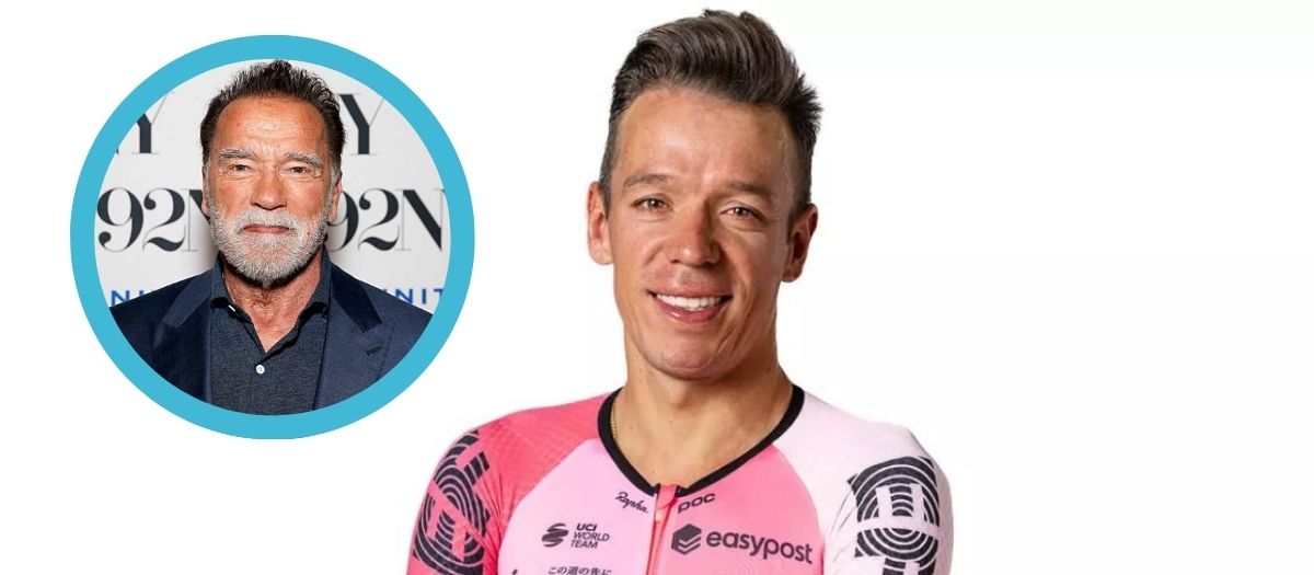 Cibernautas aseguran que Rigoberto Urán se parece a Arnold Schwarzenegger