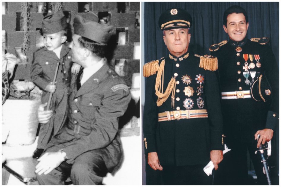 El general Francisco Naranjo Franco y su hijo Óscar Naranjo, / Archivo El Espectador