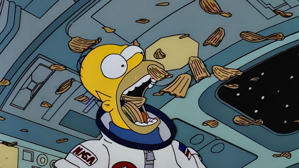 Homero astronauta y Los Simpson contra la indiferencia a las misiones espaciales