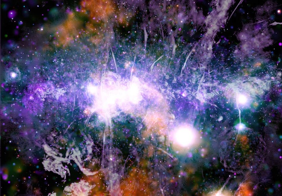 La nueva imagen de la NASA que revela el centro energético de la Vía Láctea