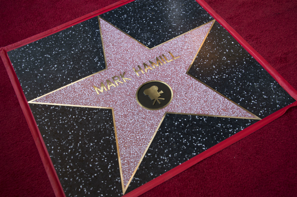 Mark Hamill tiene su propia estrella en el paseo de la fama de Hollywood
