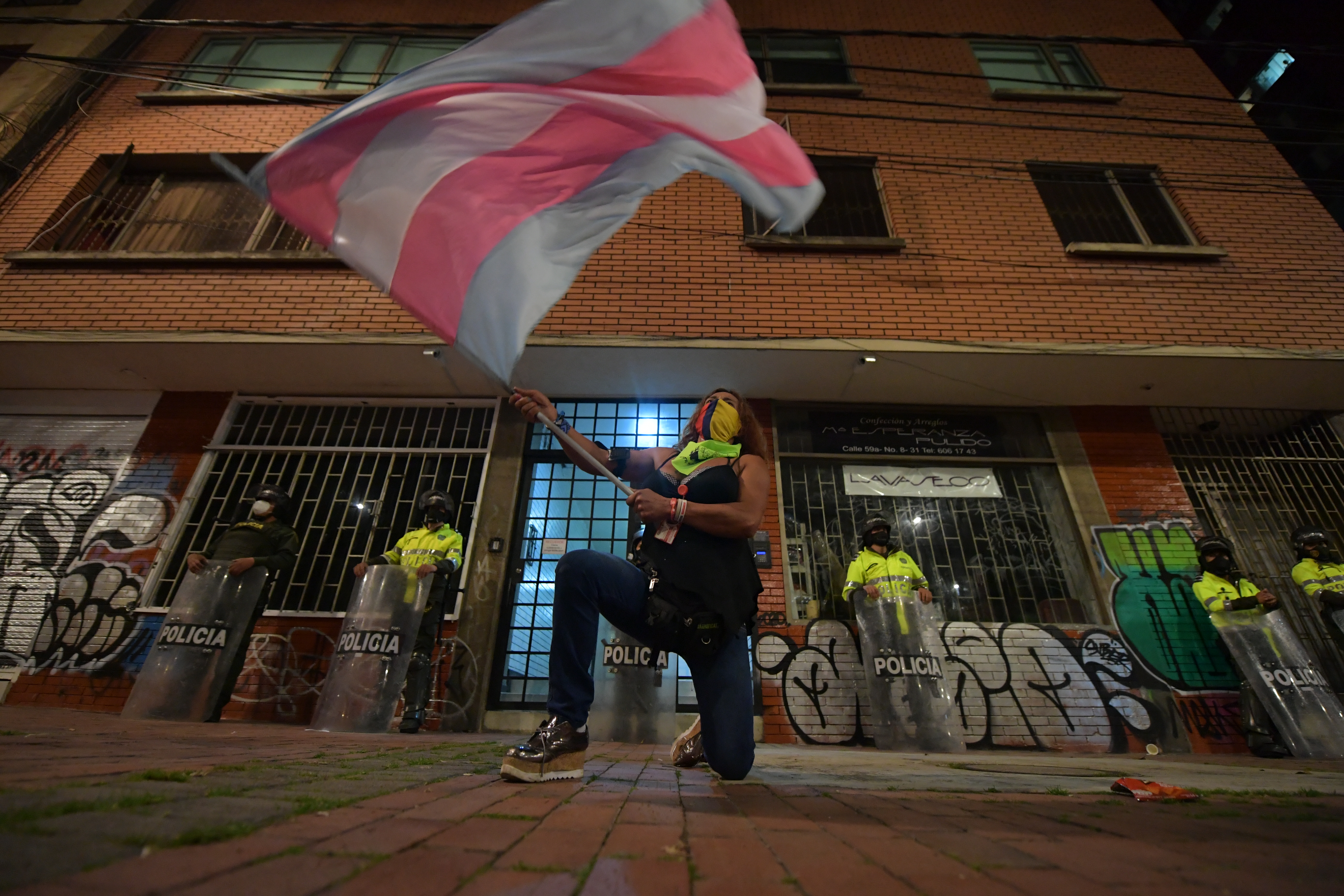 Manifestación convocada por la muerte de Alejandra Monocuco, mujer trans que murió por negligencia médica
