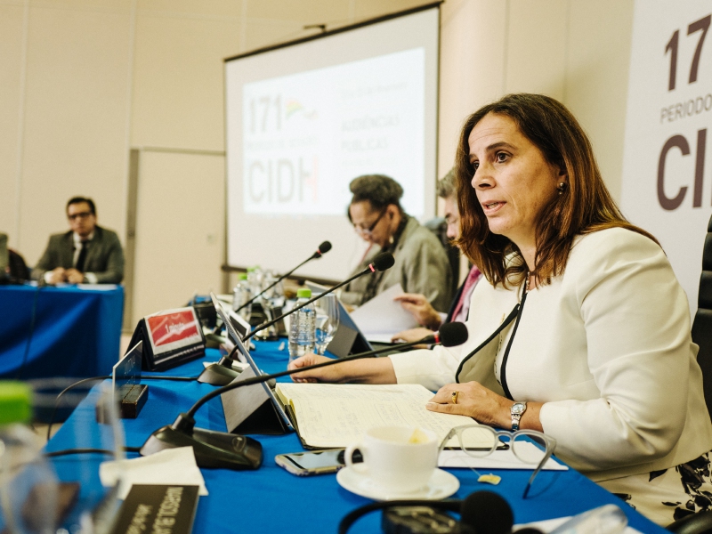 Antonia Urrejola, chilena, fue elegida presidenta de la Comisión Interamericana de Derechos Humanos el pasado 15 de marzo. / CIDH