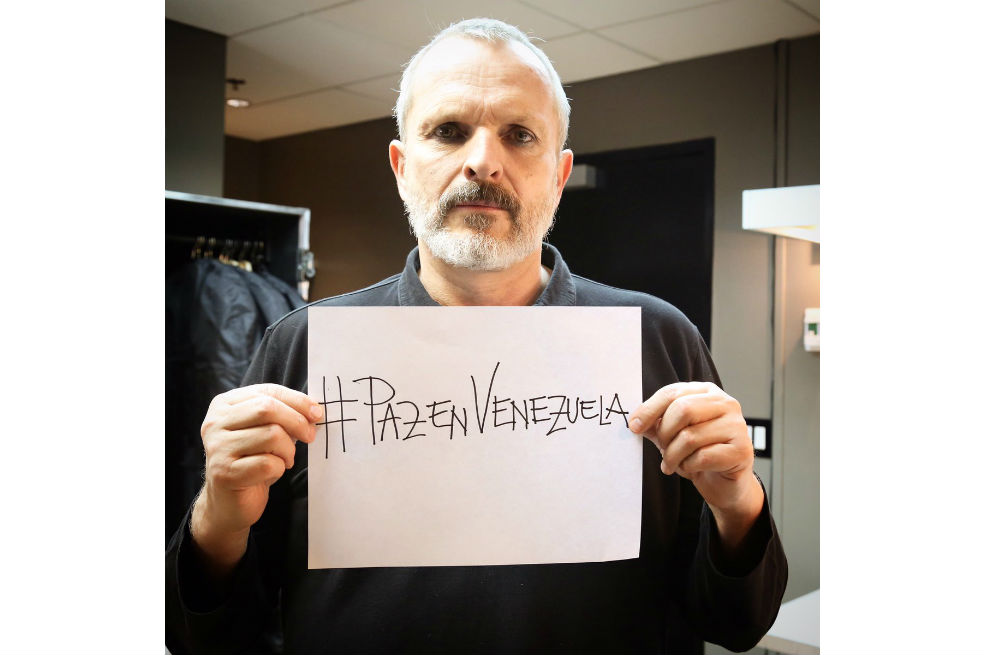 Miguel Bosé dice que Maduro es colombiano y “no tiene derecho” a gobernar Venezuela