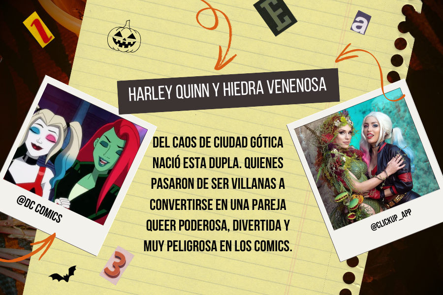 Disfraces LGBTIQ+ en pareja: inspirados en la cultura pop.