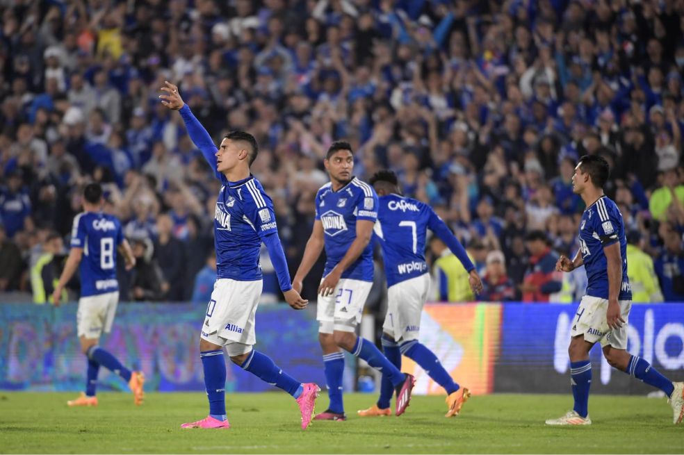 Reviva en fotos la victoria clave de Millonarios contra América en El Campín